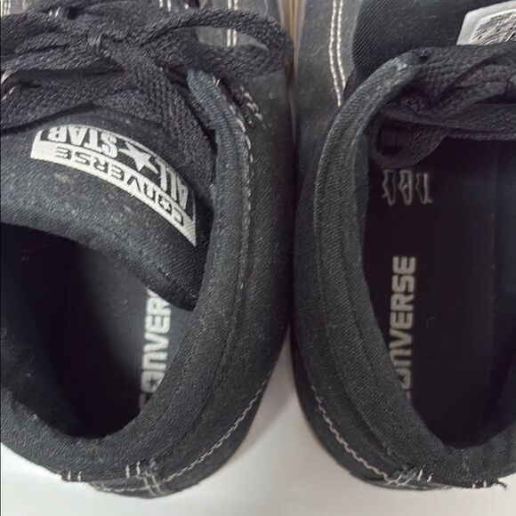 Converse Black Sneakers with Brown Sole Size 9 - Picture 8 of 8